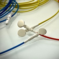 High quality Silicone Coated solid silver Flat Electrodes handcrafted