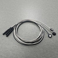 Electrode set with 3 sintered silver/silver chloride electrodes 