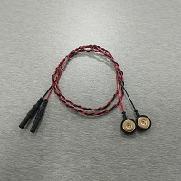Red and Black Snap Electrode Cable