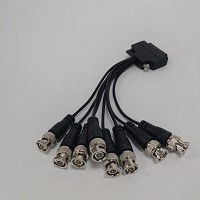 D-Sub 25 (male) to 8 x BNC (male) Trigger Splitter Cable